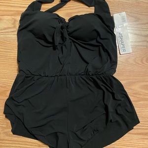 Black Romper SwimSuit